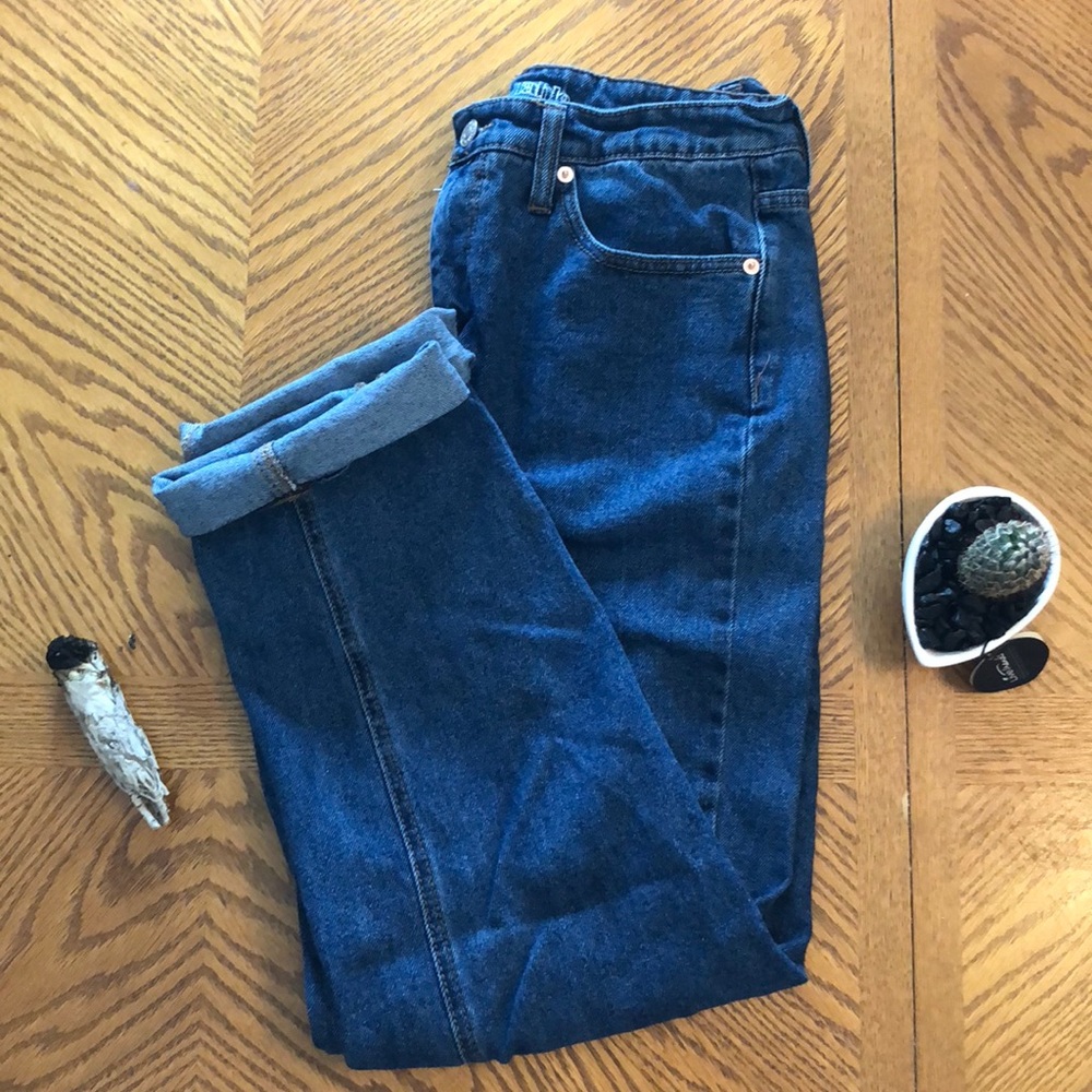 High rise mom jeans